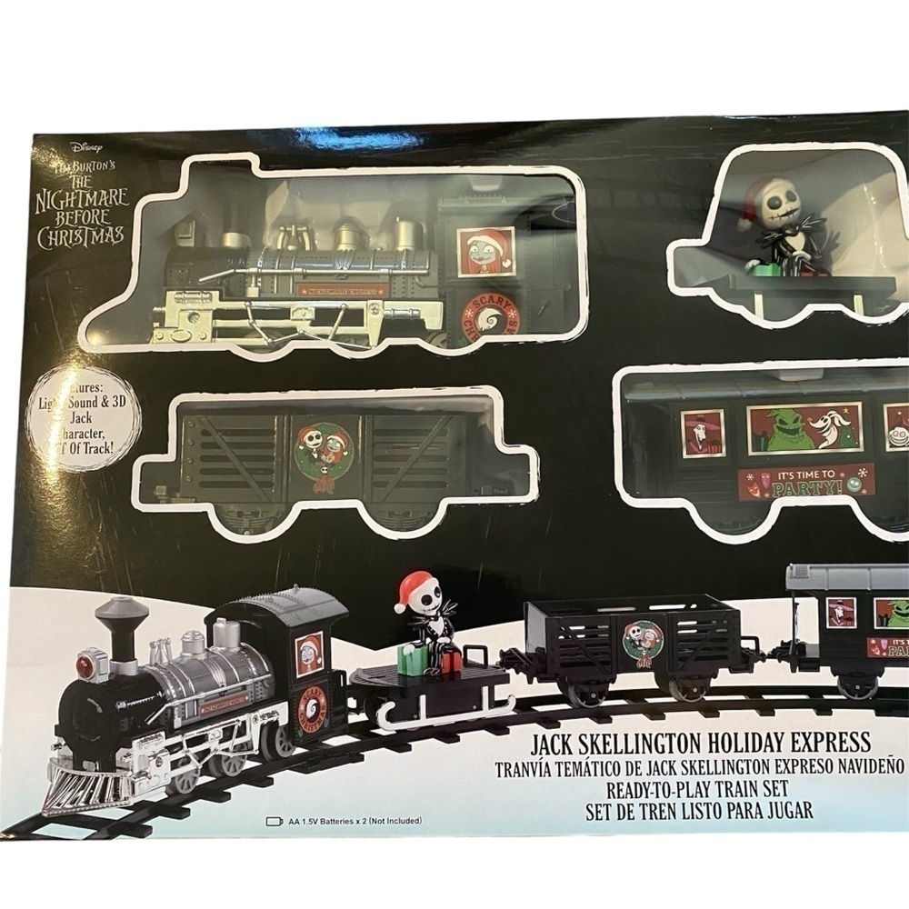Disney Nightmare Before Christmas Train NEW Holiday Decor Jack Skellington